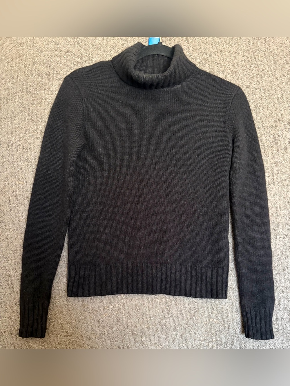 Ralph Lauren Black Turtleneck Cowl Sweater